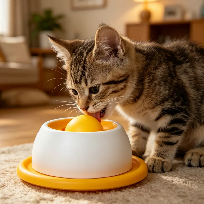 Comedero lento interactivo para gatos y perros – Cuenco antigrasias - imagen 3