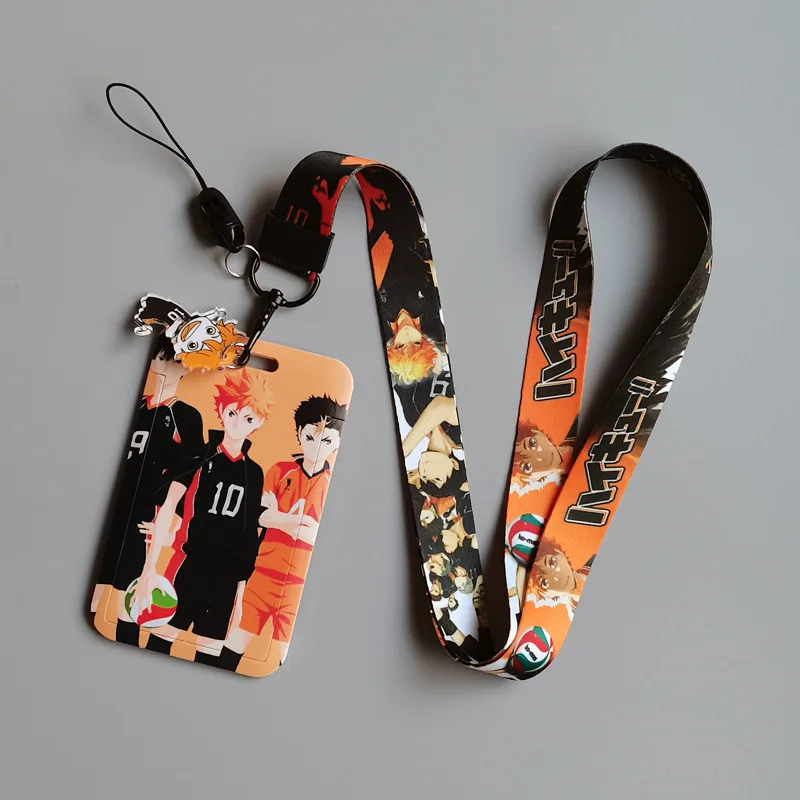 Funda porta tarjetas Haikyuu PVC con cordón para llavero - imagen 4