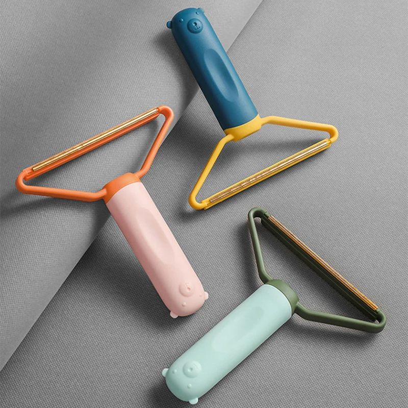 Removedor de pelo de gato, removedor de pelo de doble cara para mascotas, sofá, ropa, afeitadora, rodillos de pelusa para limpieza, peine para gatos, cepillo para quitar guantes - imagen 3