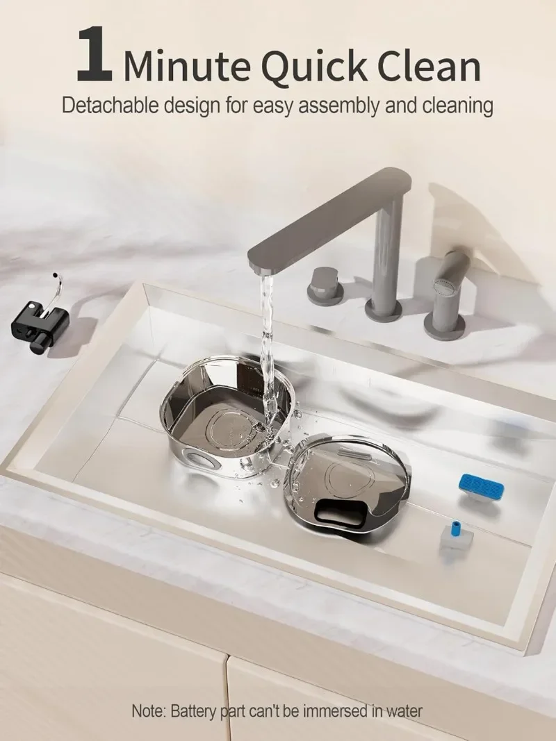 Fuente de agua inalámbrica para gatos de 3,2l, batería de 4000mAh, Sensor automático, fuente para beber para perros y gatos, dispensador de agua para mascotas - imagen 3