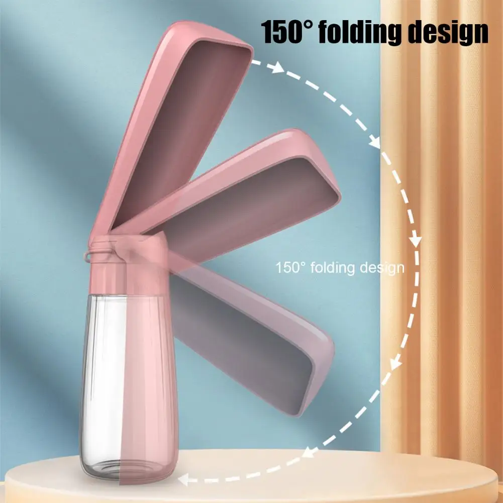 Botella de agua plegable para perros de 550ml, dispensador de agua portátil para mascotas al aire libre para gatos, cachorros, caminatas, senderismo, viajes - imagen 2