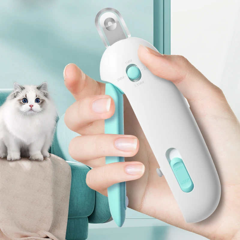 Cortauñas para mascotas, cortaúñas para perros, tijeras de aseo multifuncionales de acero inoxidable para gatos de peluche