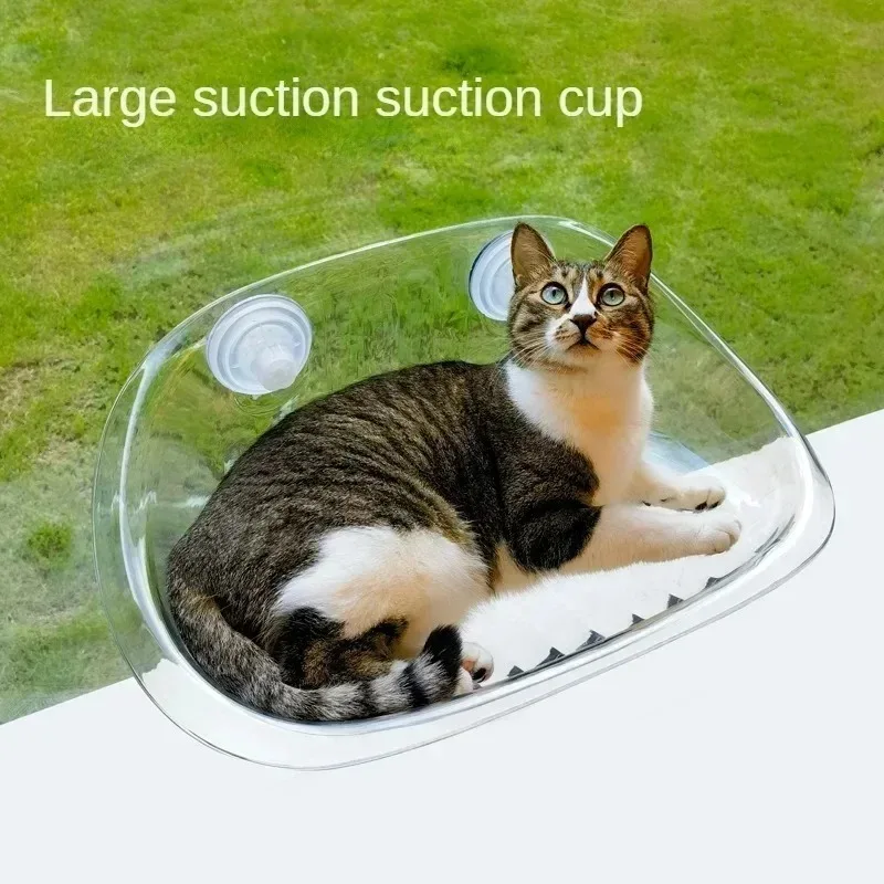 Cama con ventana para gatos, accesorios para gatitos, hamaca colgante, balcón, camas de verano, muebles, casas, Hammack, hamacas para mascotas, casa para gatos - imagen 2
