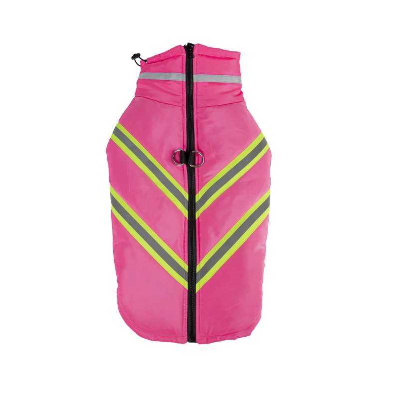 Chaqueta para perros pequeños y grandes, chaleco a prueba de viento para exteriores, abrigo para cachorros, ropa reflectante impermeable, disfraz de Bulldog Francés y Pug - imagen 2