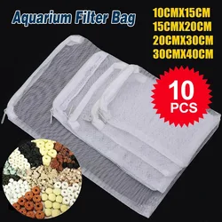 Bolsas filtrantes reutilizables para acuario – Filtro fino con cremallera