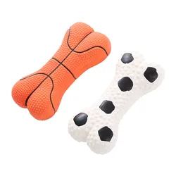 Set de juguetes para perros – Hueso chirriante y pelota