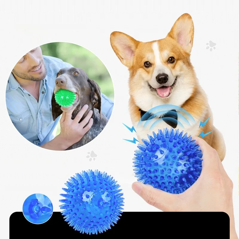 Juguete para masticar para perros pequeños, limpieza Molar de dientes, TPR, resistente a mordeduras, juego interactivo para cachorros, suministro para mascotas - imagen 2