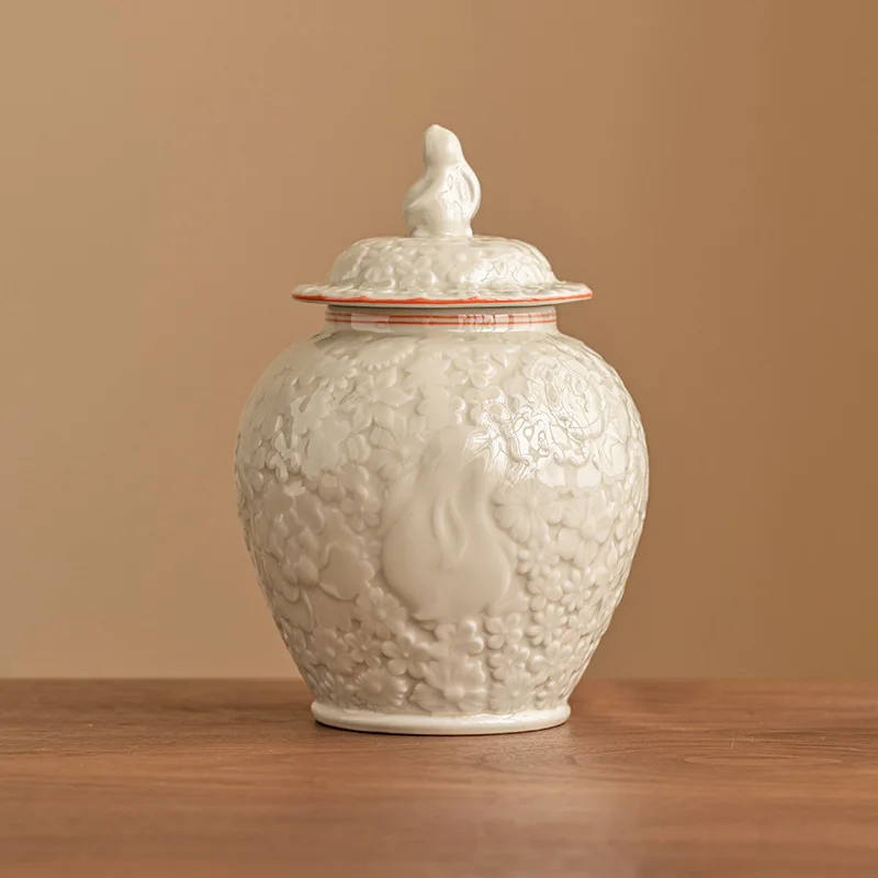 Urna de cerámica para mascotas, gato, conejo, mascotas, cenizas, urnas para perros, caja de cenizas funerarias, accesorios para cachorros, suministros funerarios para perros, gatos conmemorativos - imagen 5