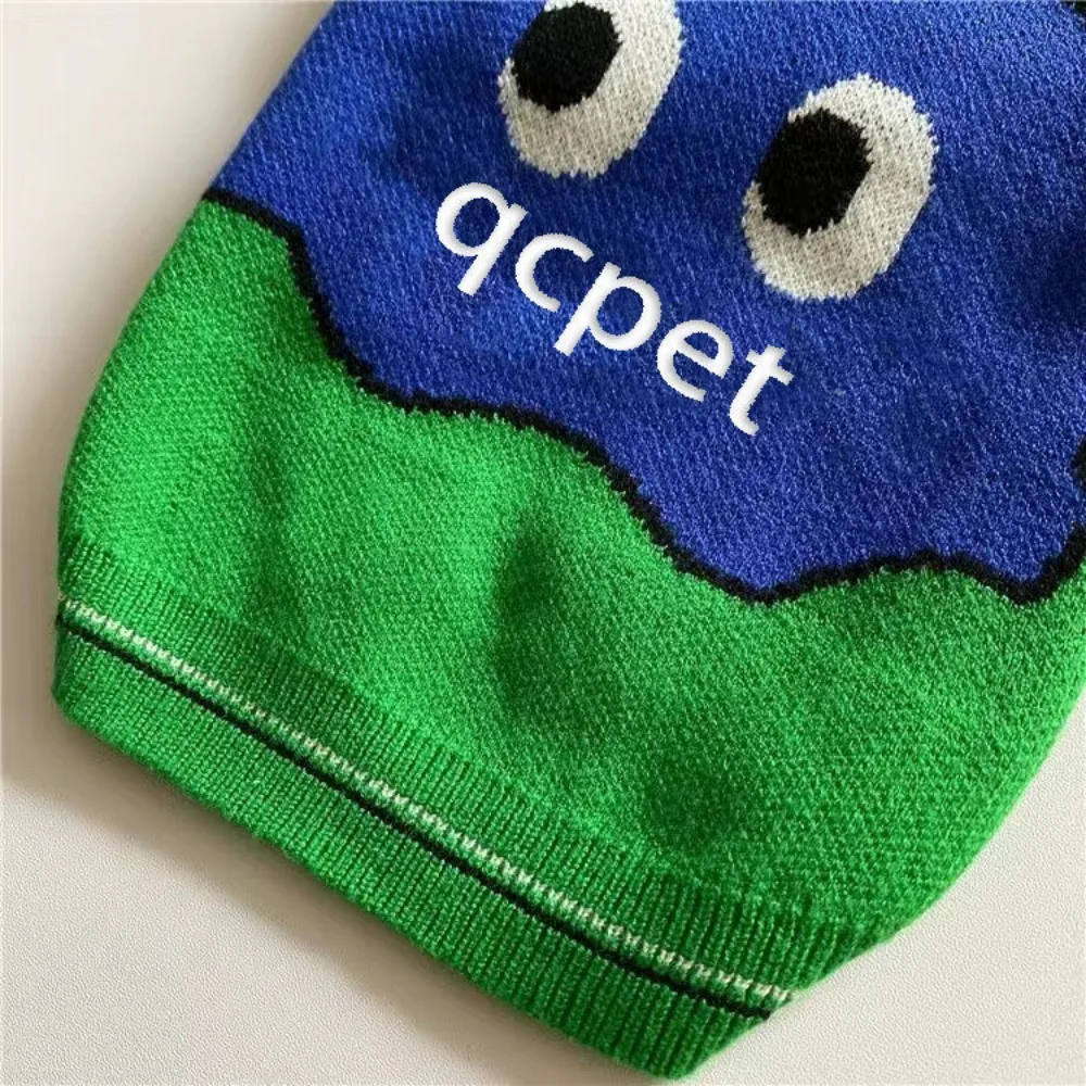 Pet Otoño e Invierno lindo suéter de retazos chaleco Teddy Schnauzer perro pequeño mediano cálido chaleco sin mangas ropa para cachorros - imagen 4