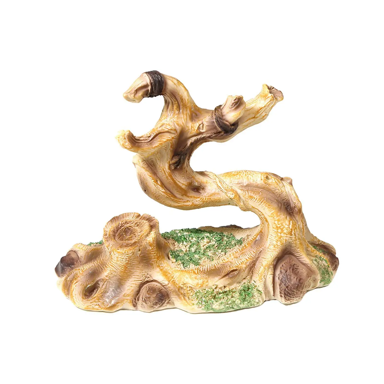 Decoración de rama de tronco de escalada, decoración de hábitat para rana, Gecko, mascotas pequeñas arbórales - imagen 2