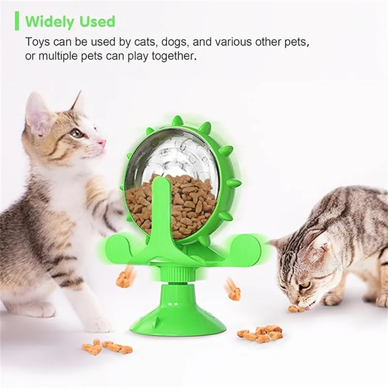 Dispensador interactivo de golosinas sin derrames para gatos y perros