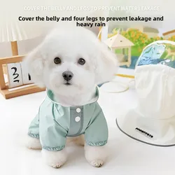 Chubasquero impermeable para perros - poncho y accesorios completo