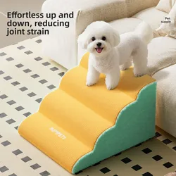 Escalones de esponja lavables para perros y gatos mayores