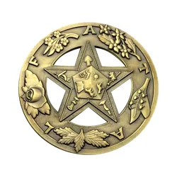 Adhesivo emblema rojo Orden de la Estrella Oriental - 3pulgadas