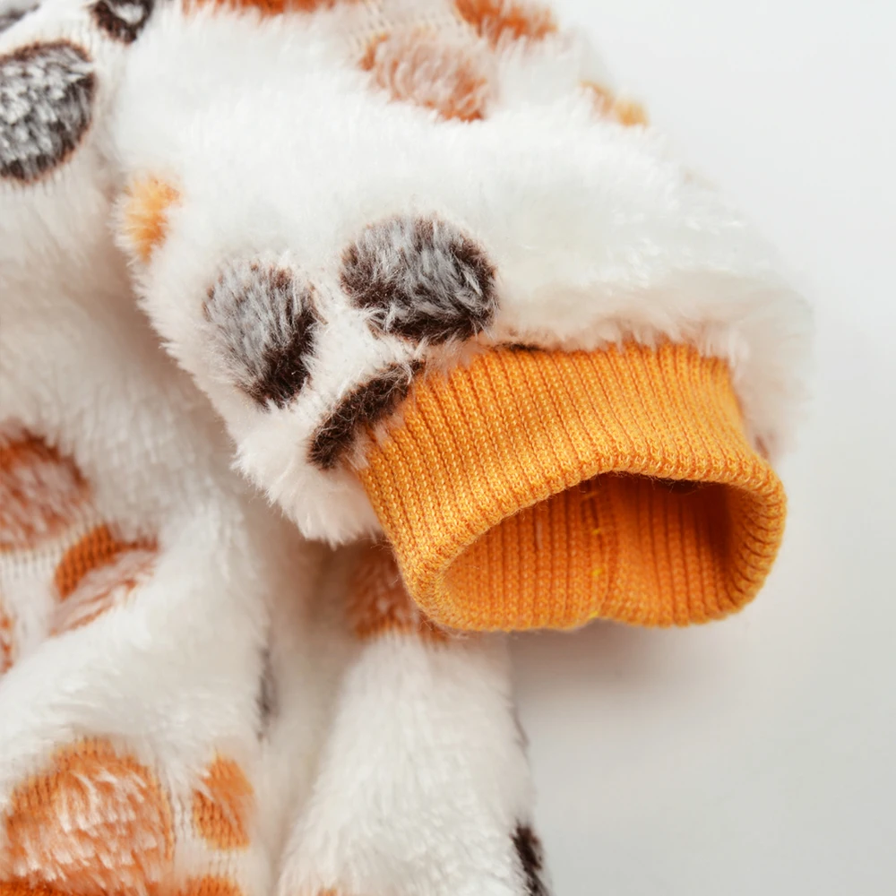 Ropa de invierno para perros pequeños y medianos, chaleco polar suave y cálido para mascotas, camisa, abrigos para cachorros y gatos, suéter, chaqueta de Bulldog Francés Chihuahua - imagen 4