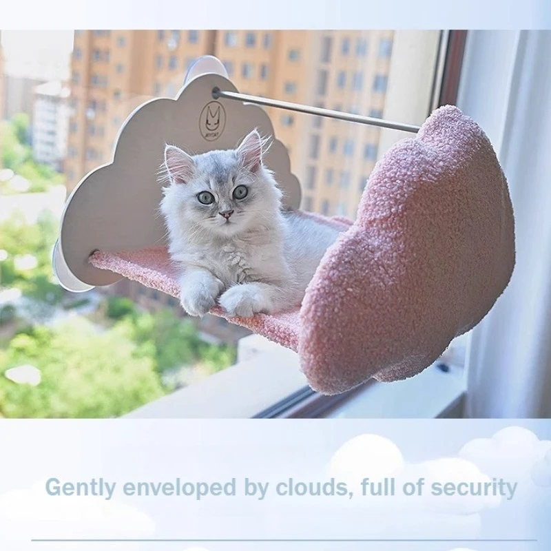 Hamaca creativa para cama de gato, camas para gatos y gatitos, saco de dormir para siesta, cesta, mantas para mascotas, alfombra de Catnap, cama elevada, esteras peludas