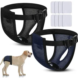 Pañal sanitario para perros hembra – 8 compresas lavables