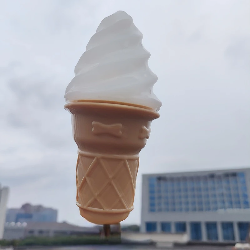 Helado de goma de juguete para perros, con función de sonido, inyección de agua, congelación, un regalo para perros pequeños y medianos. - imagen 5