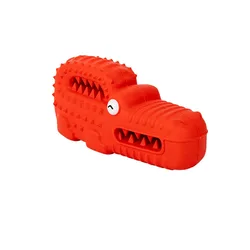 Juguete masticable de goma para perros - Limpieza dental y dentición
