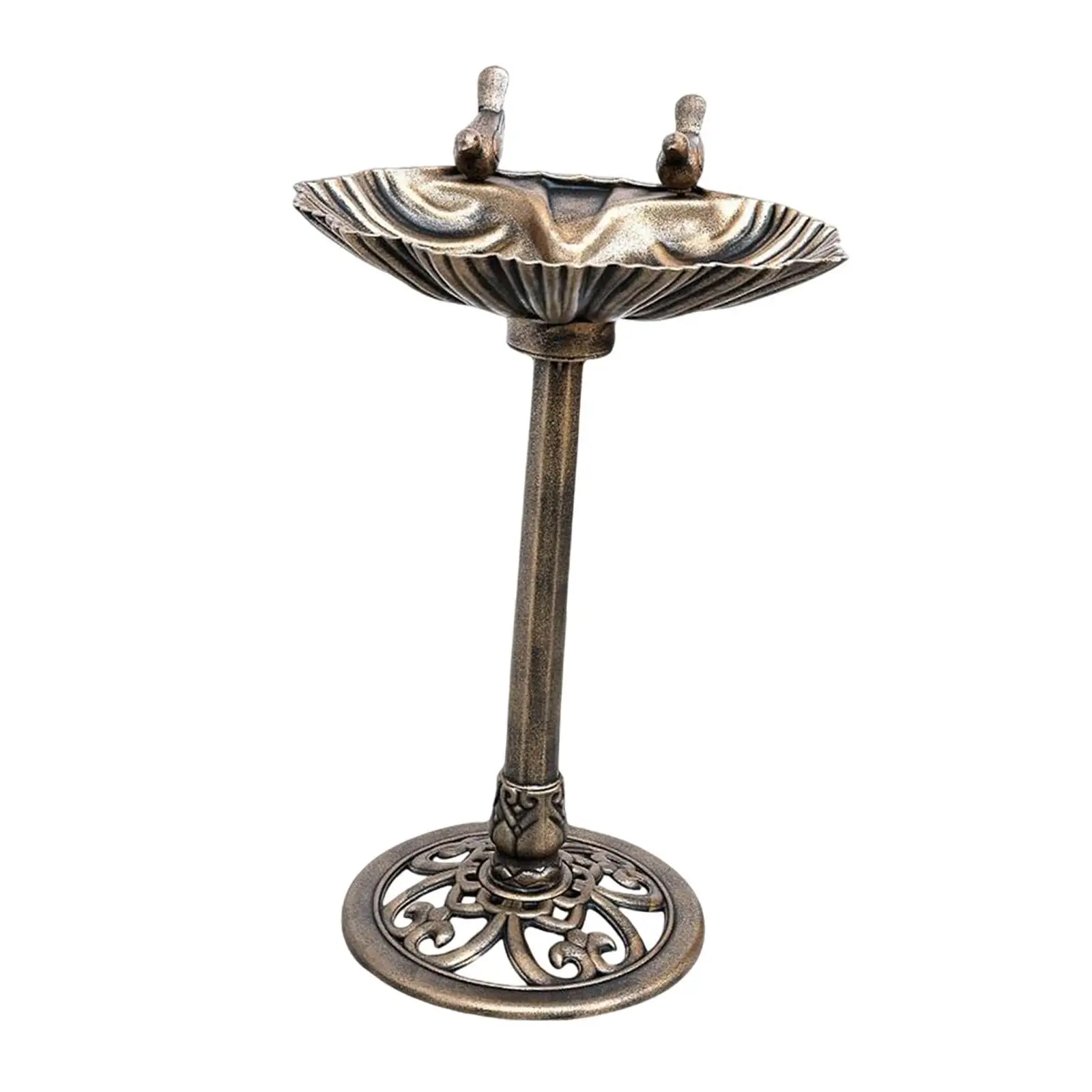 Garden Bird Bath Pedestal Birdbath Retro Design Weather Resistant Easy Installation Feeder Backyard Expressions Accents Ornament Garden Bird Bath Pedestal Birdbath Retro Design Weather Resistant Easy Installation Feeder Backyard Expressions Accents Ornament