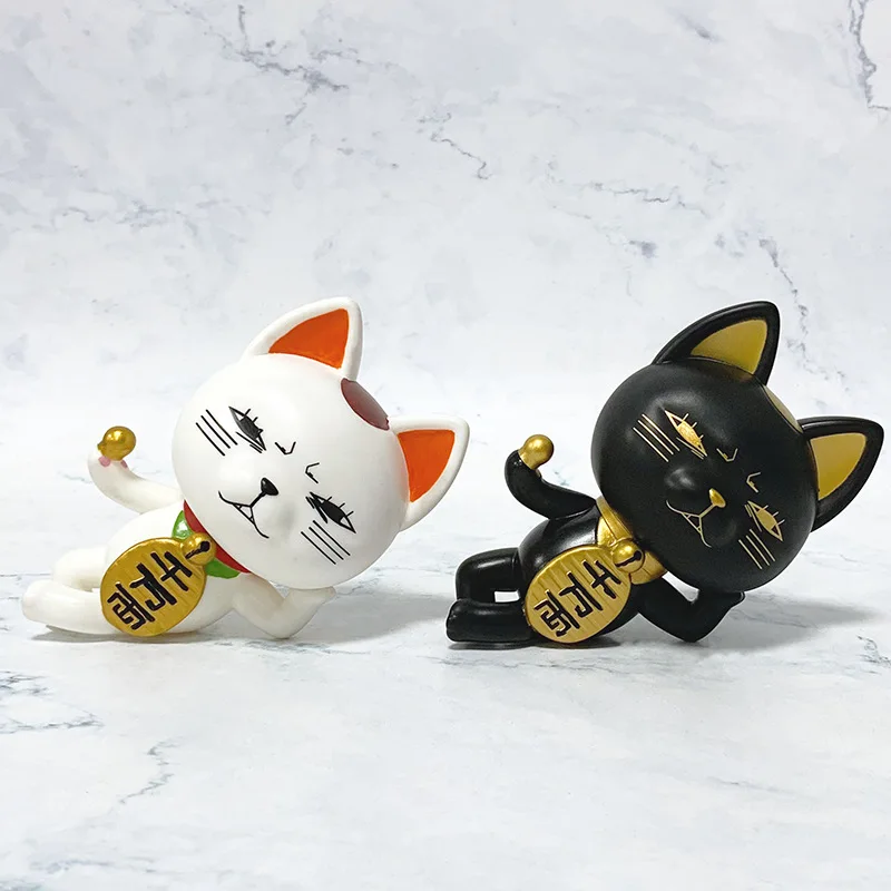 Figura Gato de la Suerte Dandadan Turbo Granny decoración escritorio