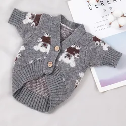 Suéter estampado oso para perro y gato – Chihuahua, Bulldog Francés