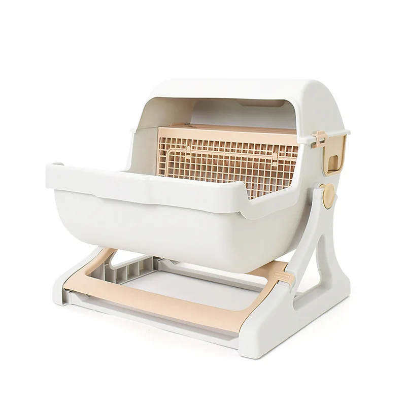 Inodoro para gatos semiautomático autolimpiable grande semicerrado - imagen 5