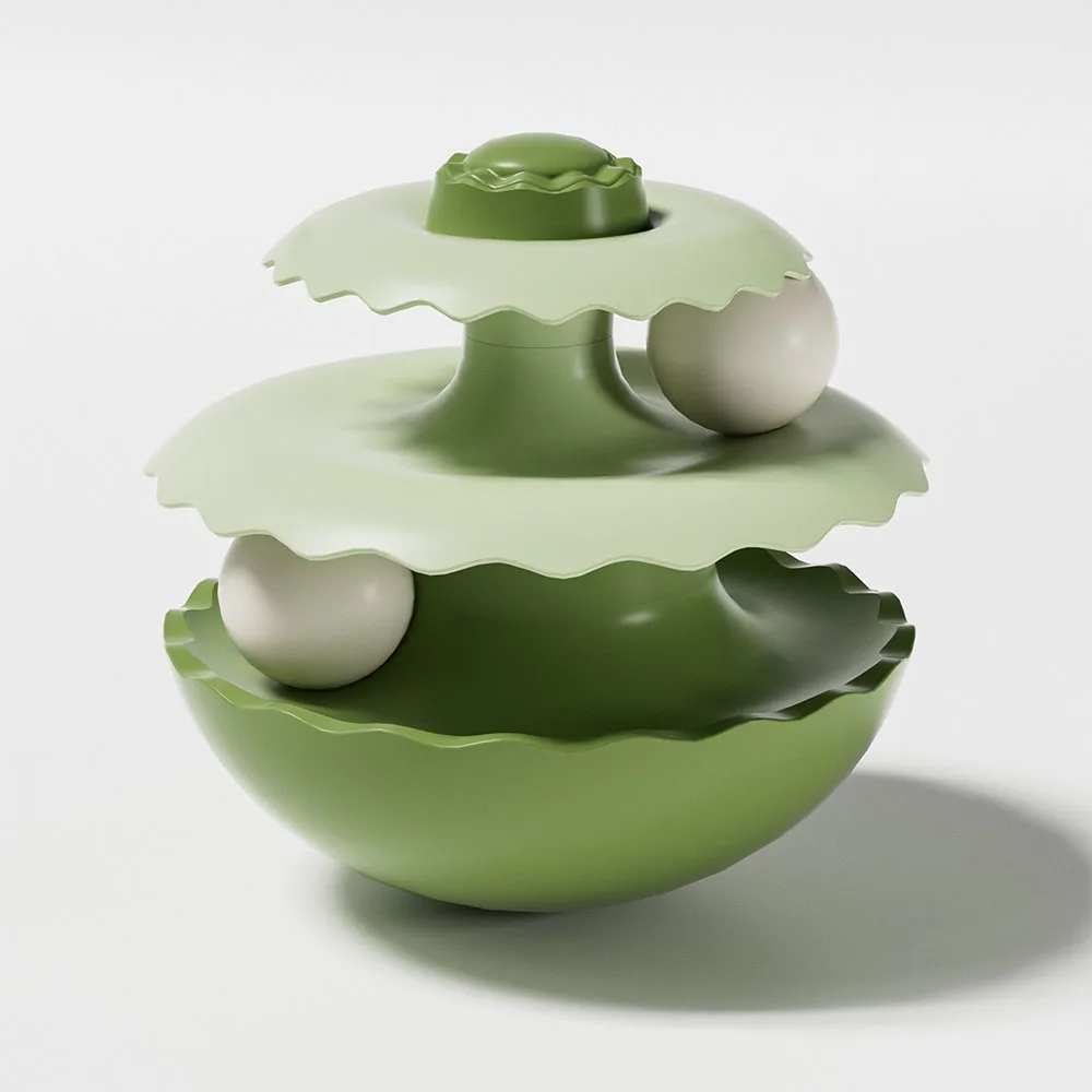 Juguete giratorio de vaso autoadhesivo para gatos, rompecabezas interactivo para gatos, aburrimiento, juguete Molar antimunta para mascotas para mantener los gatitos entretenidos - imagen 5