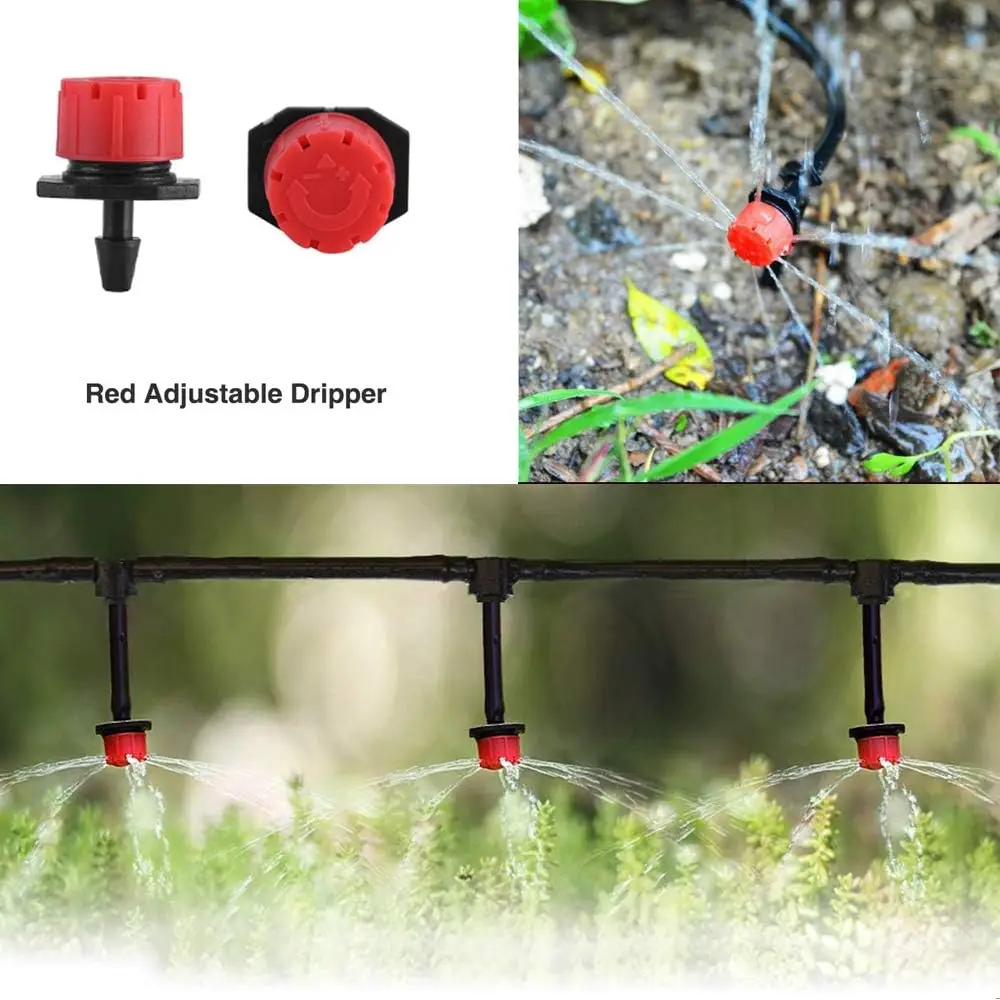 Sistema de riego por goteo de 30M, sistema de riego para jardín, tubos de distribución en blanco de 4/7mm, kits de riego por goteo automático - imagen 5