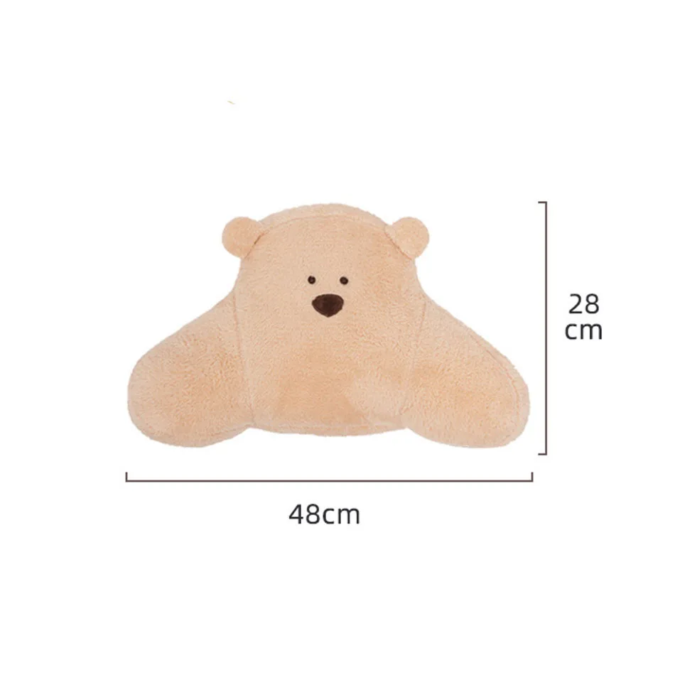 Cojín soporte lumbar oso animado para gatos y perros – Oficina o hogar - imagen 3