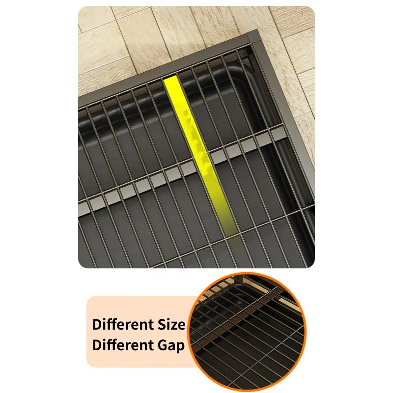 Inodoro para perros, caja de arena de acero inoxidable para perros, caja de arena lavable para ancianos, urinario, inodoro, caja de arena para entrenamiento de cachorros, accesorios para mascotas - imagen 5