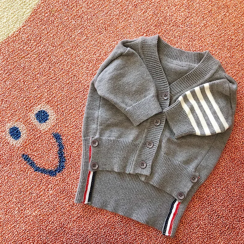 Ropa para perros y gatos, suéter de otoño e invierno, cárdigan, moda inglesa, corto, azul, gato, peluche, Chenery, ropa para mascotas - imagen 3