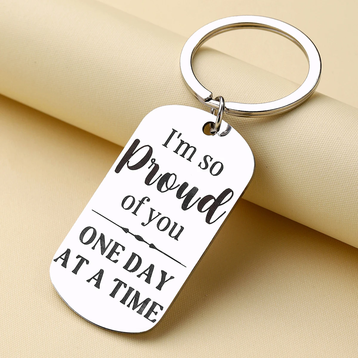 Coolvy-Llavero de la mejor sobriedad para hombres y mujeres, aniversario del despertar, regalo de restauración, regalo orgulloso para él - imagen 5