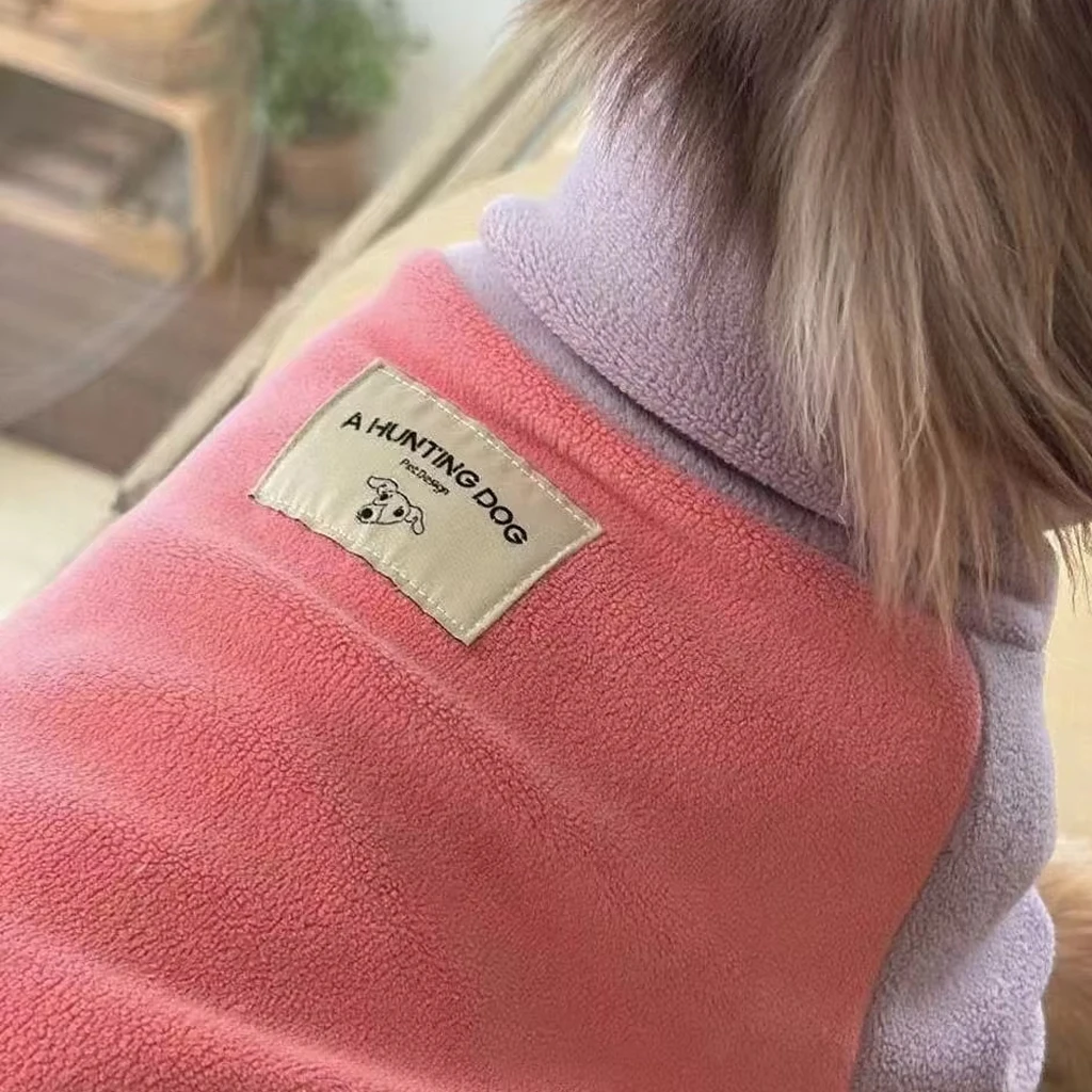 Fashion Fleece Coat for Badger Dogs Warm Sweatshirt 4-legged Jumpsuit for Dachshund Dogs Soft Loungewear for Wiener Dogs Sweater - imagen 5