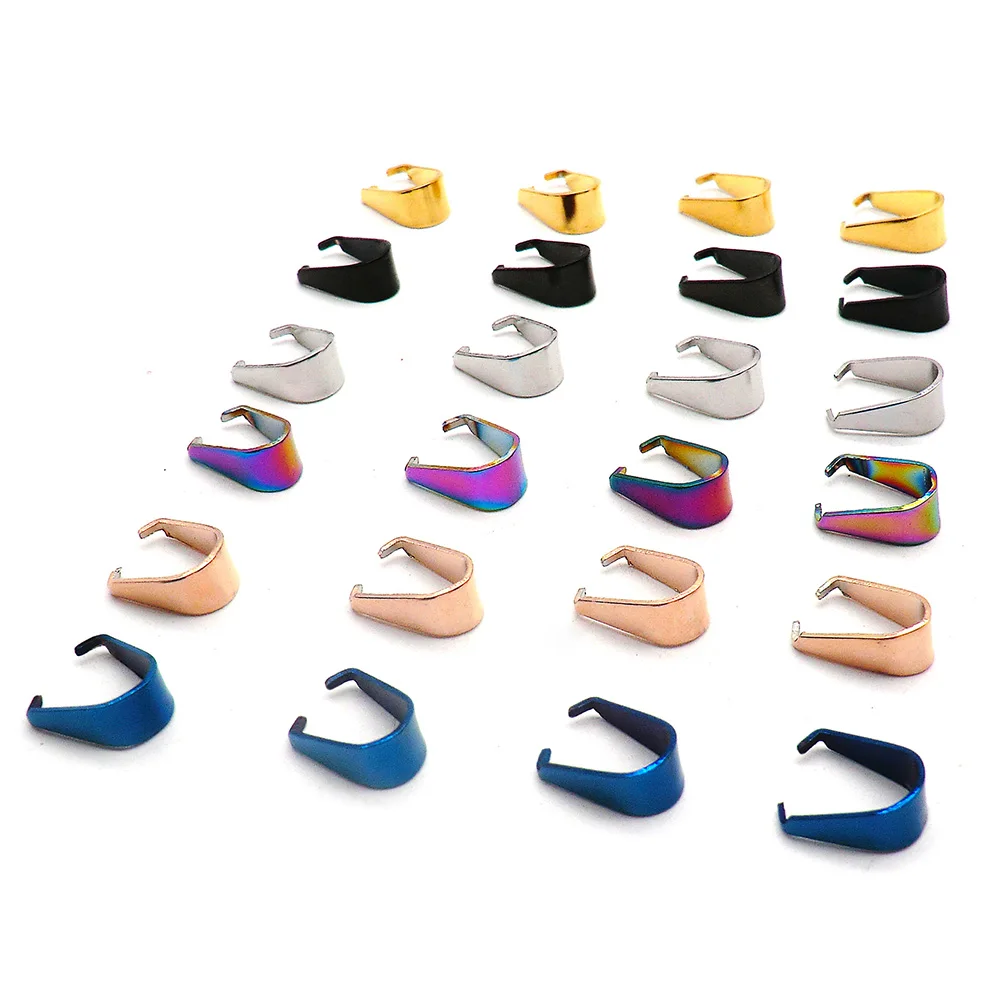 100 unids/lote cierres dorados de acero inoxidable fianzas encanto semillas de melón hebilla personalizada collar pulsera conectores accesorios de joyería - imagen 3