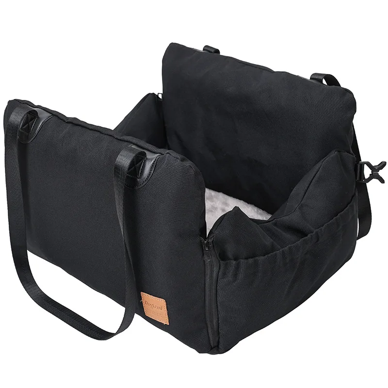 Almohadilla de coche para mascotas, arena portátil para perros y gatos, asiento de transporte seguro y cómodo, enrollado e impermeable - imagen 5