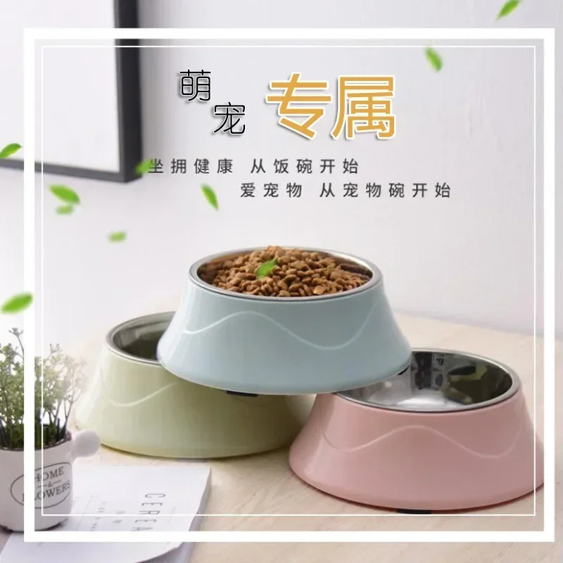 Lavabo de comida para perros de acero inoxidable, lavabo grande para arroz, productos para mascotas, cuenco antideslizante, respetuoso con el medio ambiente, insípido - imagen 2