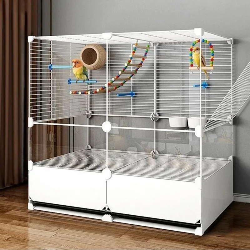Jaulas grandes para pájaros, loros de seguridad, Kiwi, pájaros, jaula de red de hierro, canarios, loros, casa de animales pequeños, avariario interior y exterior, jaula para pájaros - imagen 2