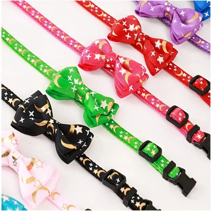 Collar de gato personalizado, colgante, ID grabado, etiqueta de nombre, Collar para gato, cachorro, gatito, campana, pajarita, Collar de perro pequeño personalizado - imagen 4