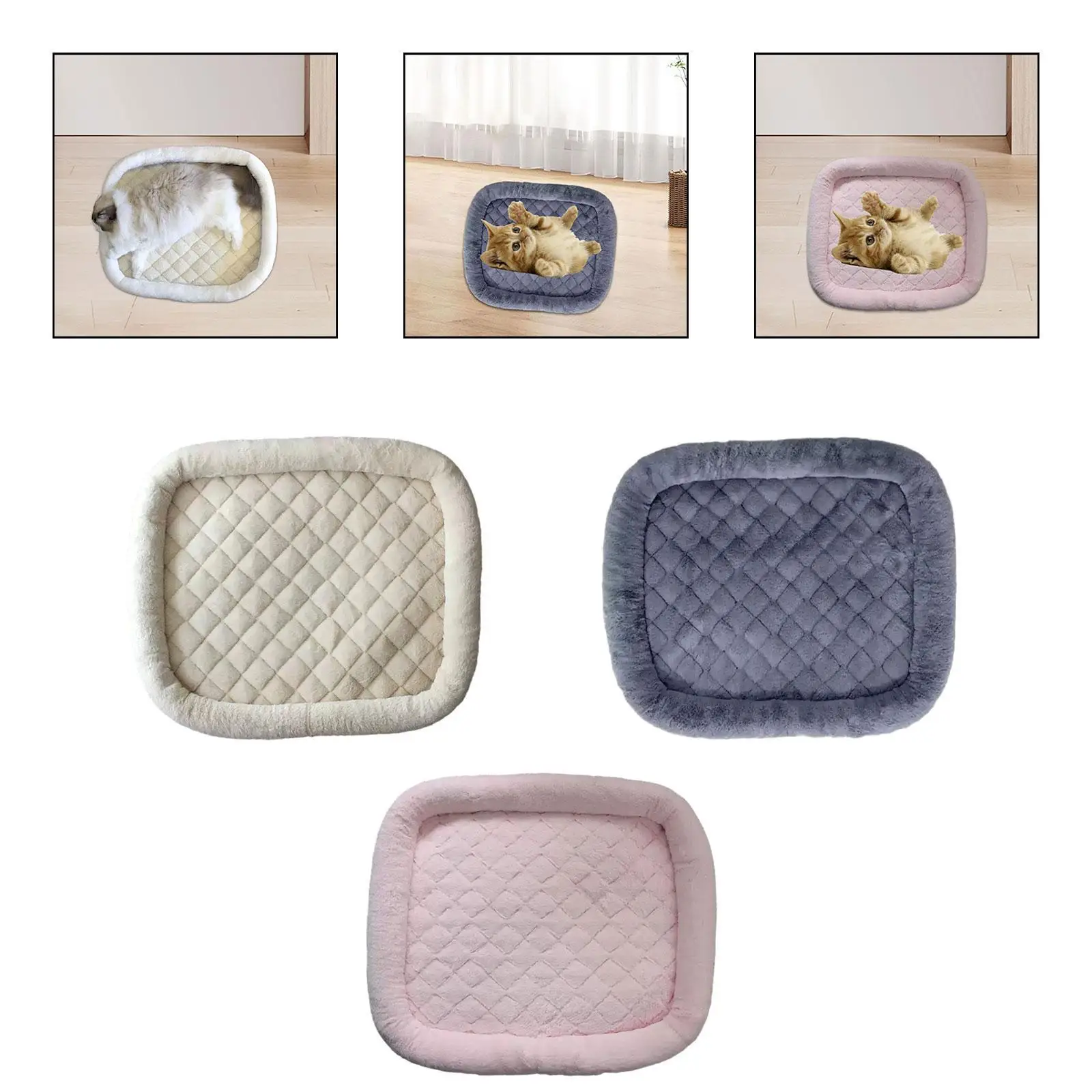 Self Warming Cat Bed for Indoor Cats Small Dogs Soft Non Slip 26 x 22 inch