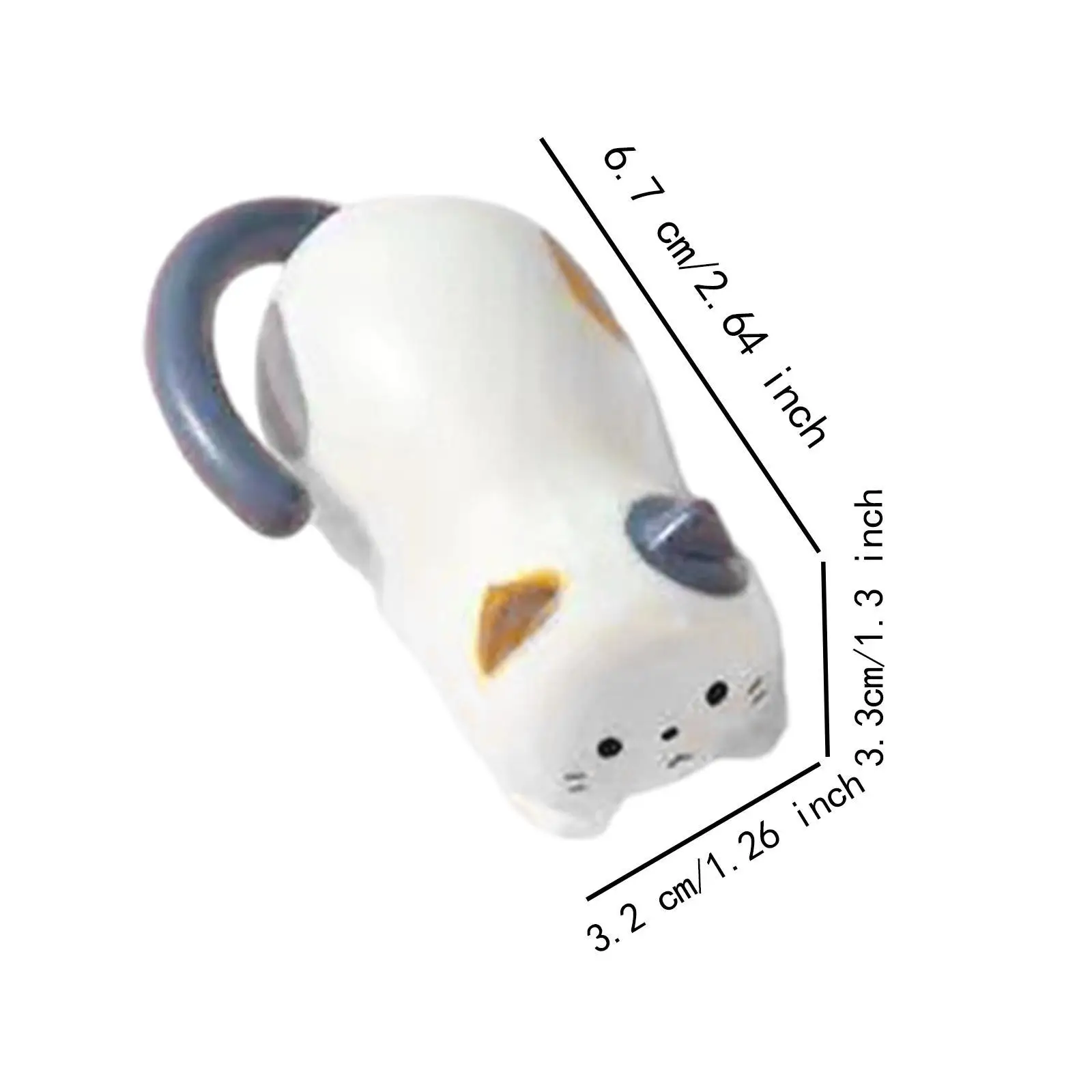 Cat Wind up Interactive Toys, Clockwork Kitten Movable Toy Ornament, Cute Rolling Cat Toy Windup Kitten Toy