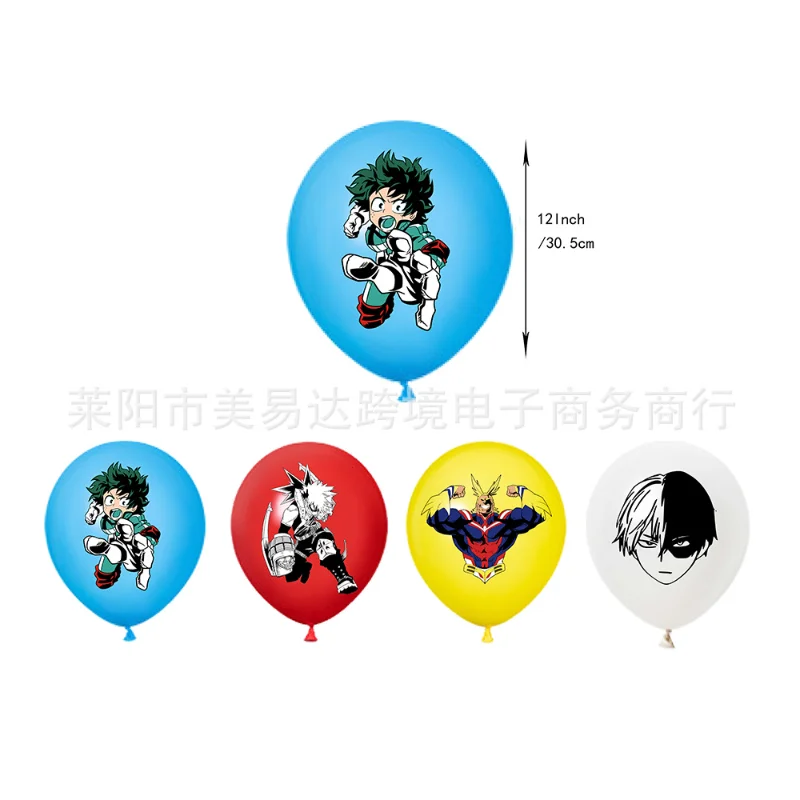 Set Decoración Cumpleaños Anime My Hero Academia para Gatos y Perros - imagen 5