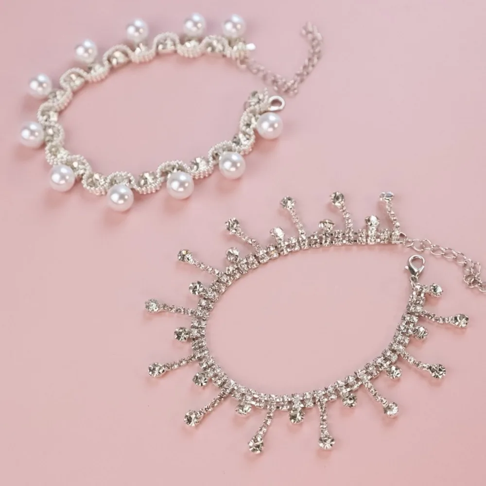 Collar regulable para perros y gatos con piedras brillantes y cierre - imagen 3
