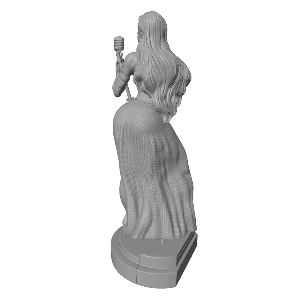 Decoración gamer para habitación – Figura de personaje anime 1/24 gris - imagen 2