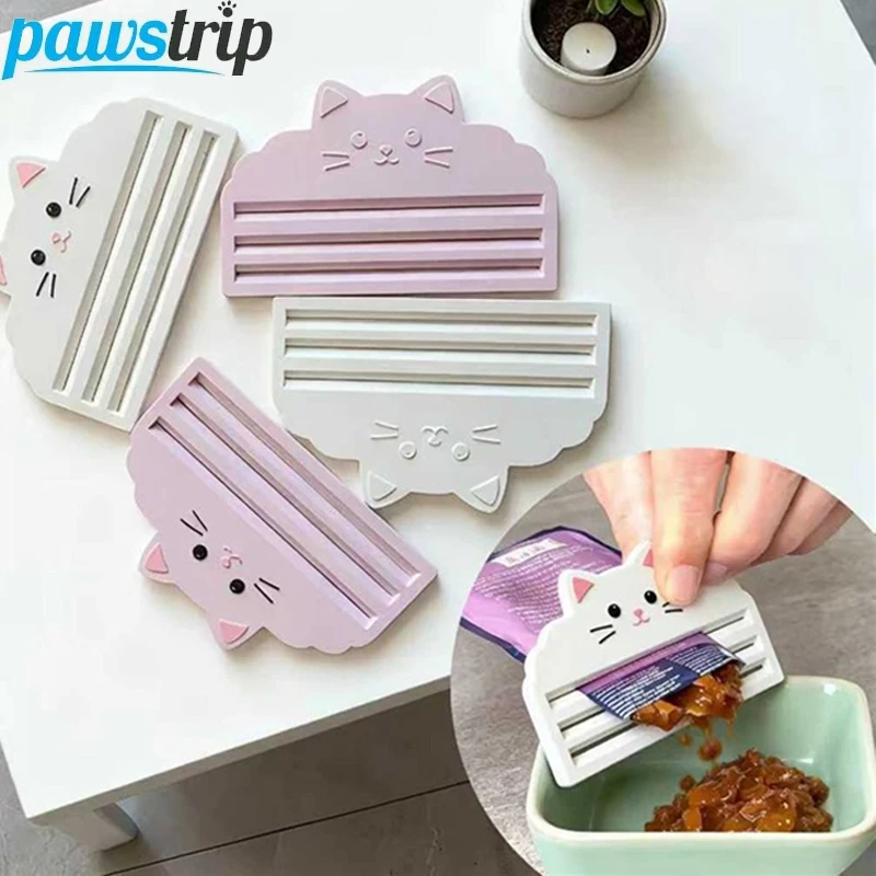 Dispensador de comida húmeda para gatos – Cuchara dosificadora para snacks lickables