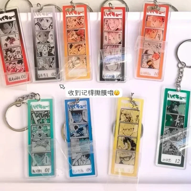 Llavero acrílico Haikyuu Hinata Shoyo colgante para gatos y perros - imagen 2