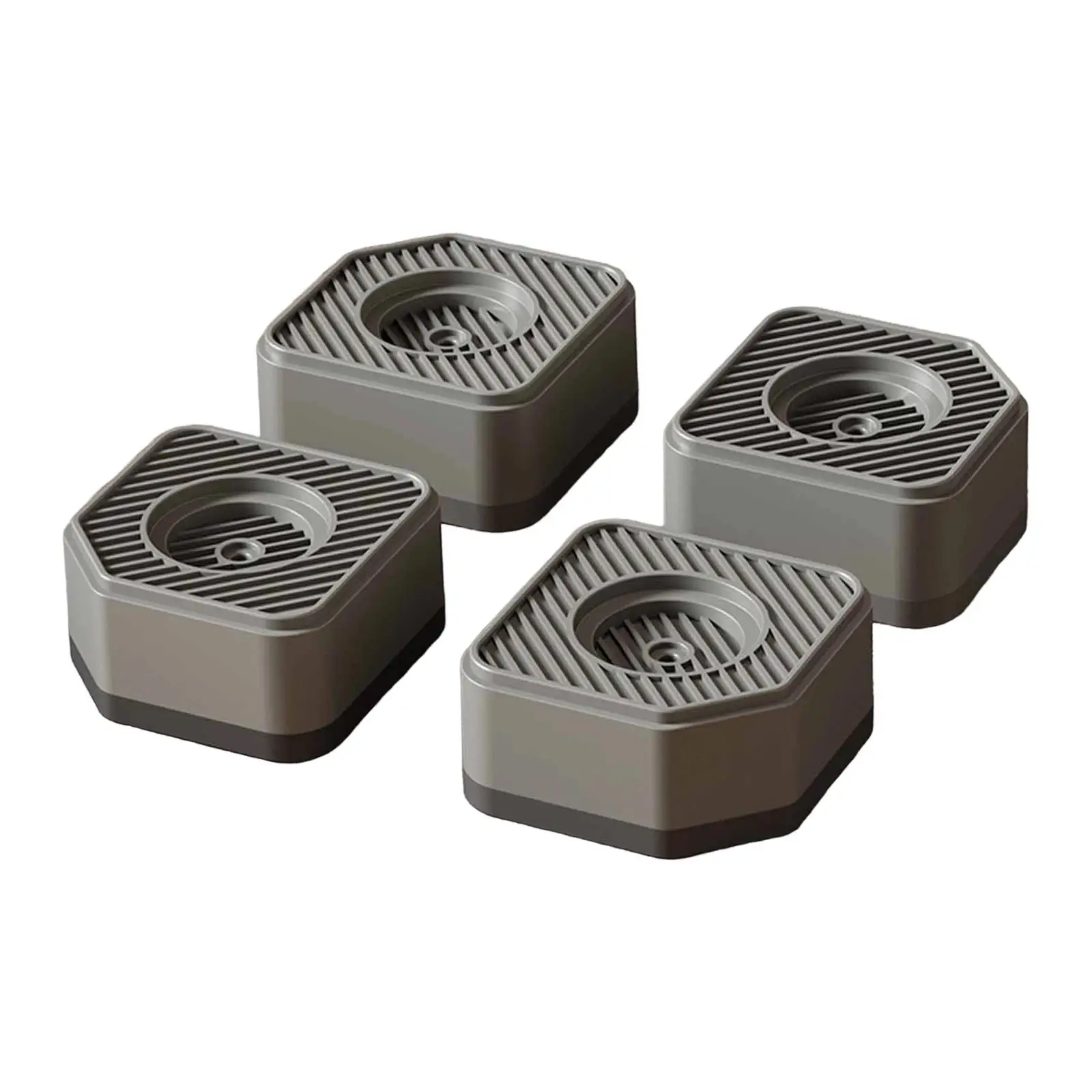 4 Pieces Anti Vibration Pads Universal Shock Absorption Multifunction Anti Slip Multipurpose Foot Pads for Dryer Home Furniture