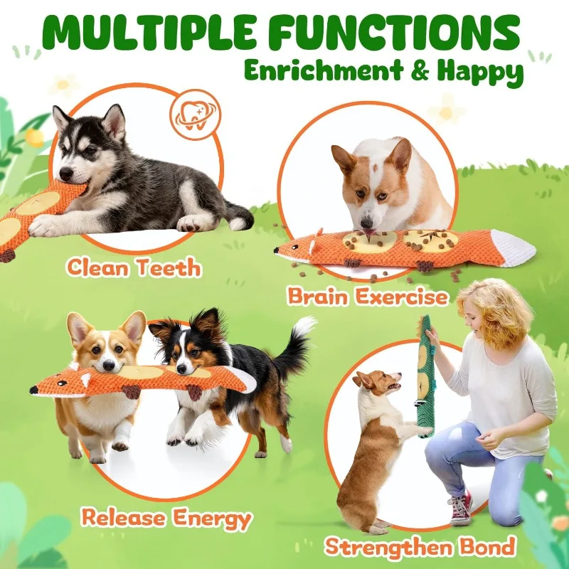 Dispensador interactivo de comida para perros: juguete resistente - imagen 3