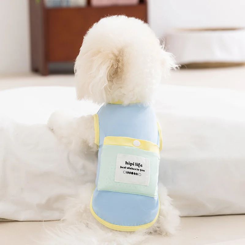 Protector solar fino para mascotas, ropa fresca, camiseta sin mangas, ropa para perros pequeños y gatos, ropa para cachorros, chaleco refrescante para camisa para perros - imagen 2