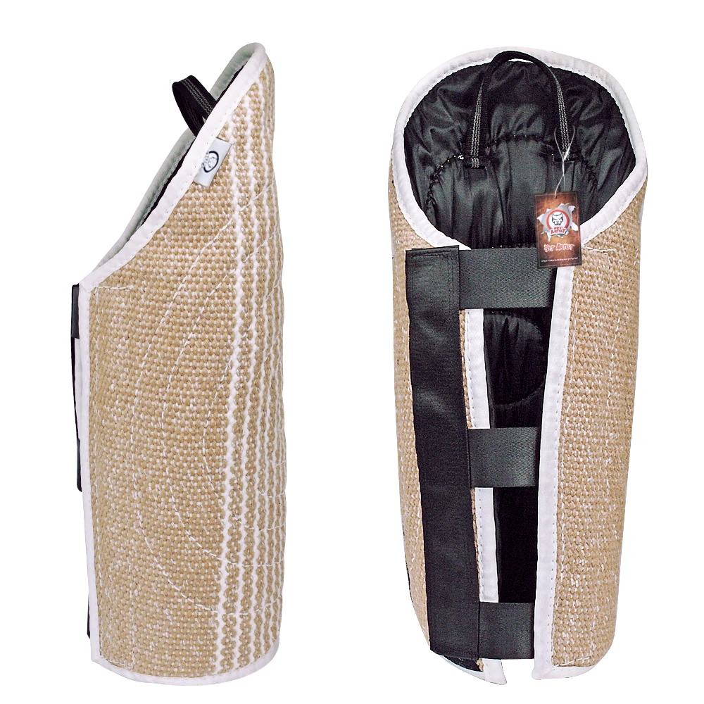 Mangas para morder perros, alfombras de entrenamiento, juguetes para perros de compañía, ayuda de protección para perros jóvenes, trabajo, perro Malinois, pastor alemán, pierna ajustada - imagen 2